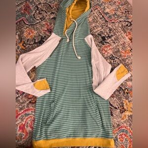 Ampersand Ave Double-Hood sweatshirt
